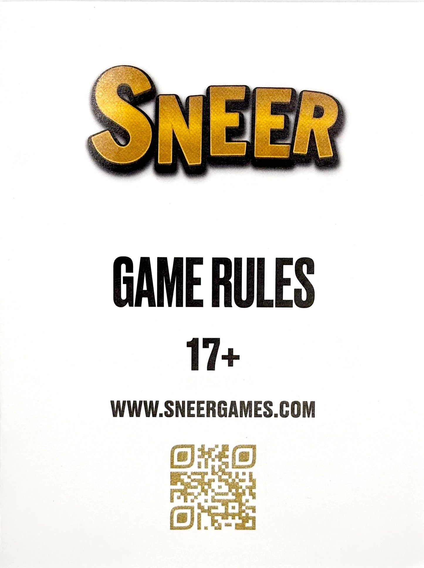 Sneer Game (17+)